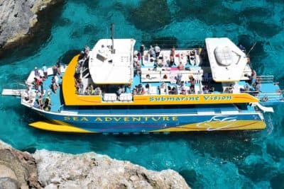 Gozo & Comino Islands including Blue Lagoon & Seacaves Tour (Pink route)