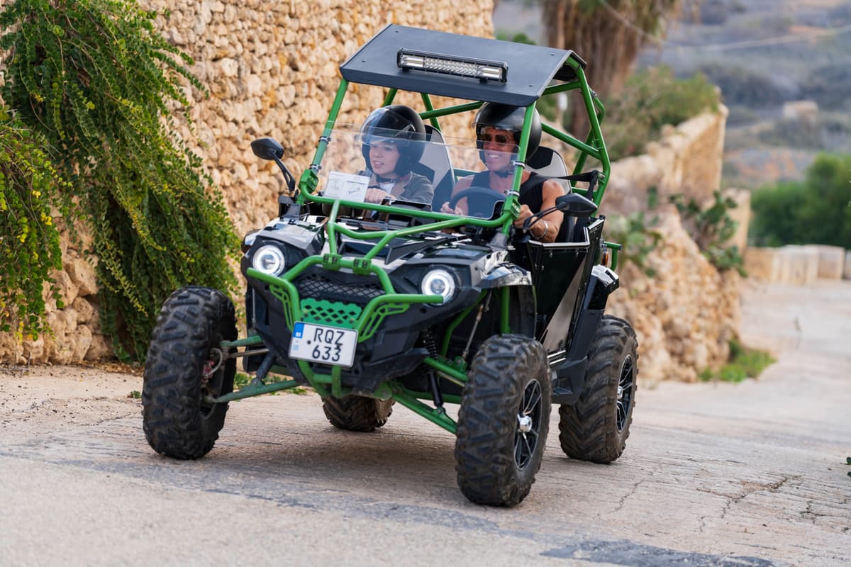 GOZO Full Day Buggy Tour (inc driver, lunch+ Comino boat trip) 2025