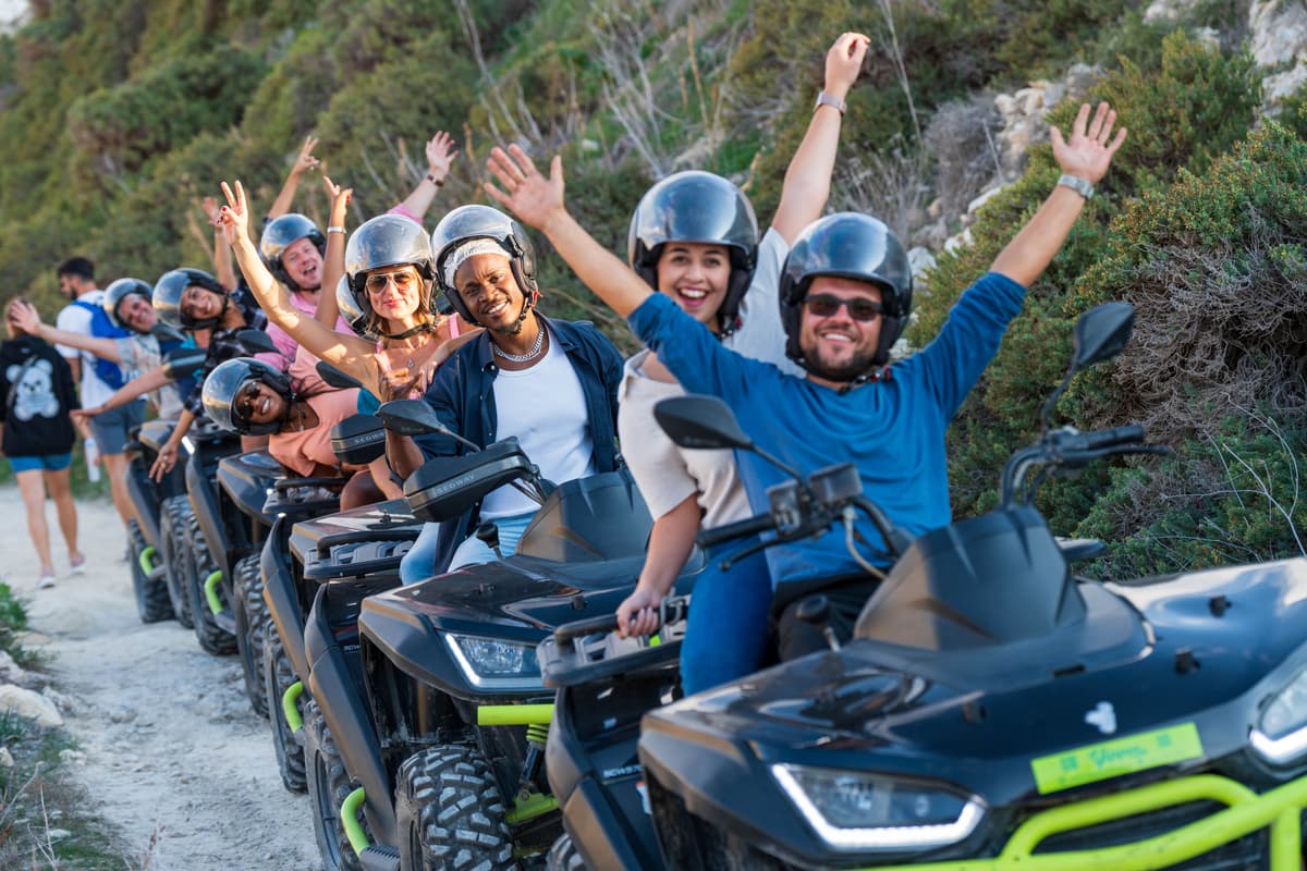 GOZO Full Day Quad Tour (inc. driver, lunch + Comino boat trip)