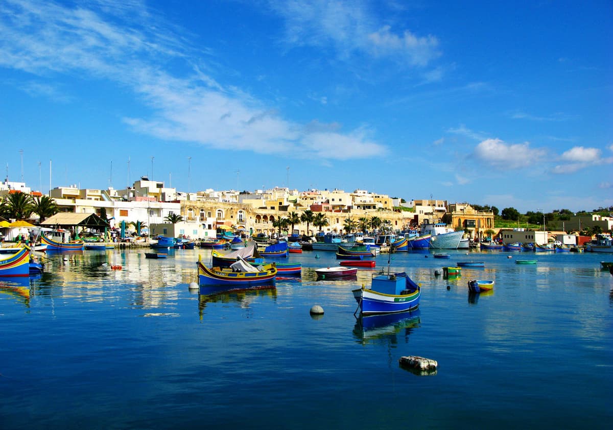 Marsaxlokk Market and Blue Grotto Half-Day Guided Tour with Transfers