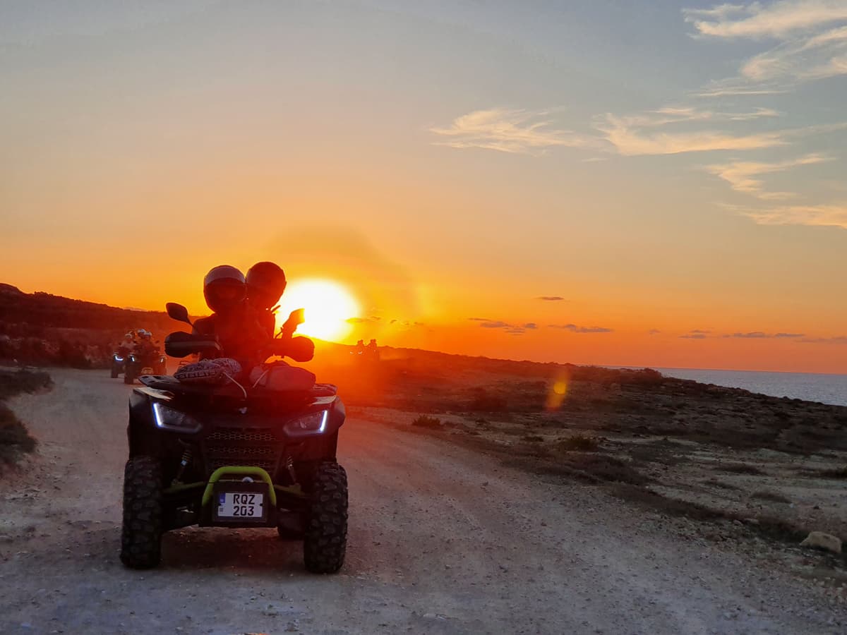 GOZO & Blue Lagoon Sunset Quad Tour (inc driver, lunch + Comino boat trip)