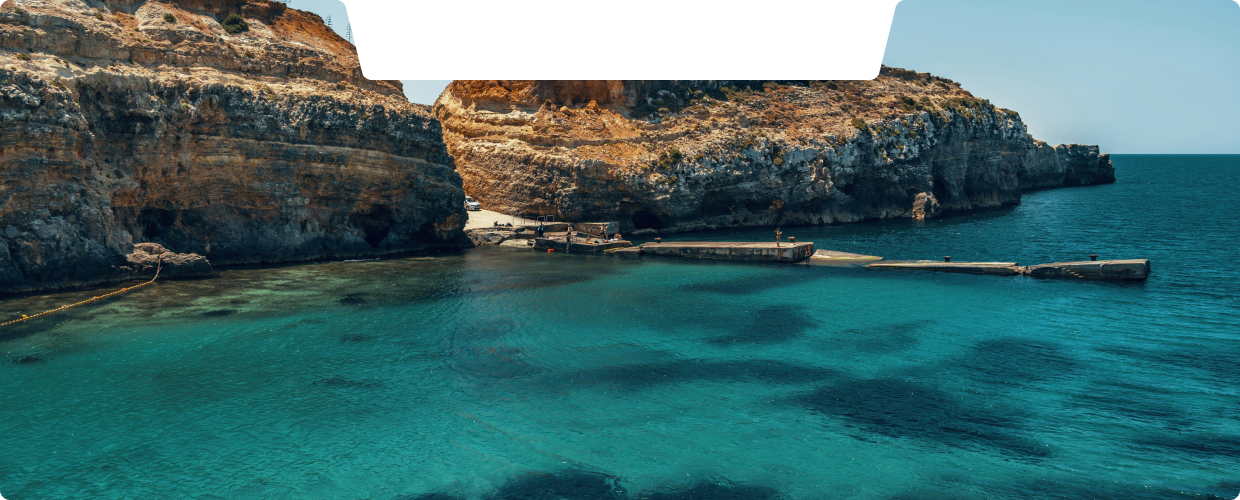 Malta coastline