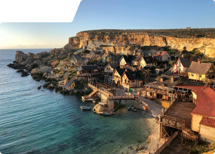 Malta coastal village